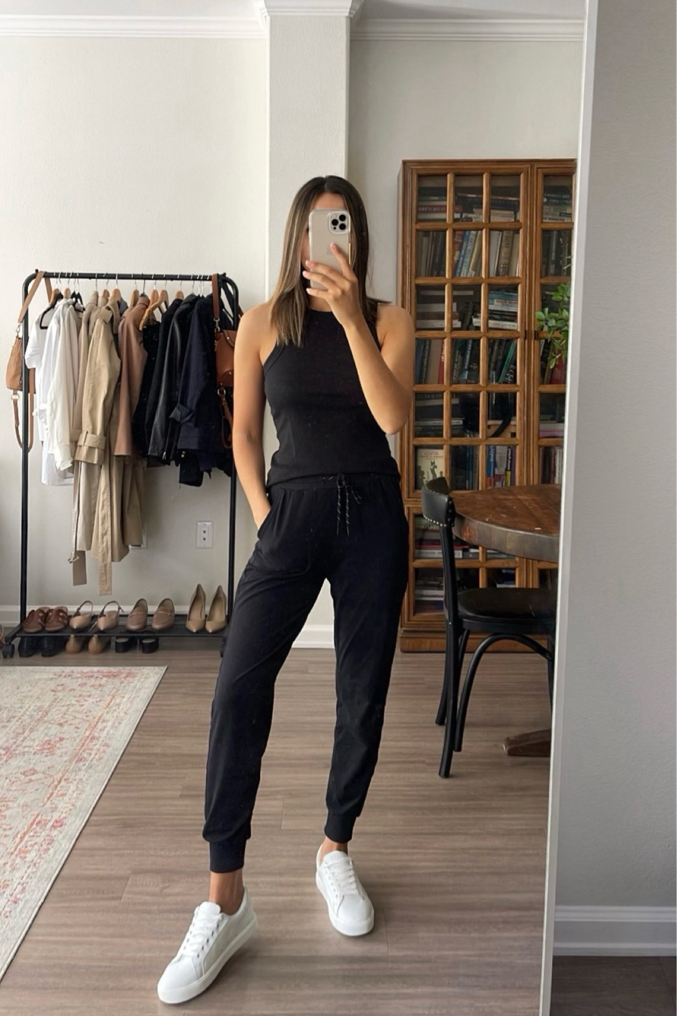 Athleisure favorites part of the nsale! 

Joggers sized down xxs 
White Sneakers tts 

#LTKSummerSales #LTKxNSale #LTKFitness