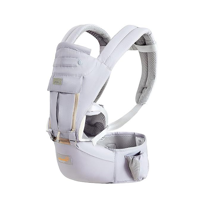 Baby Carrier Wrap Newborns to Toddler with Hip Seat Lumbar Support Perfect for 7-66lbs All Season... | Amazon (US)