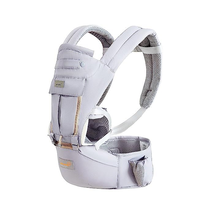 Baby Carrier Wrap Newborns to Toddler with Hip Seat Lumbar Support Perfect for 7-66lbs All Season... | Amazon (US)