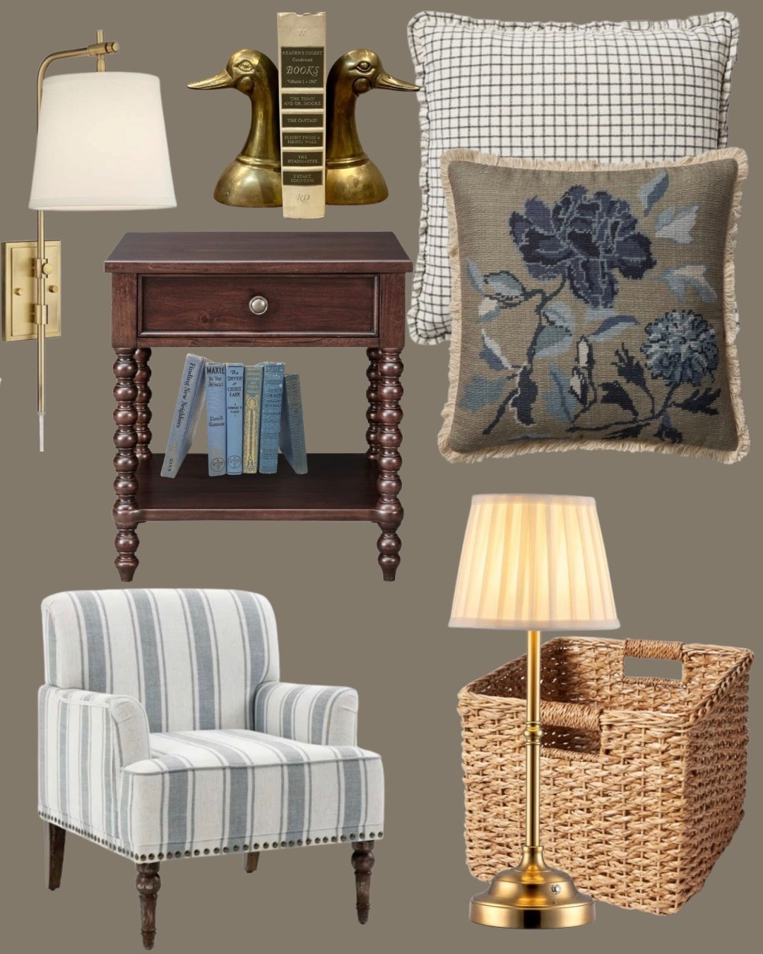 Spring Bedroom Refresh with dusty blues and browns  

#LTKHome