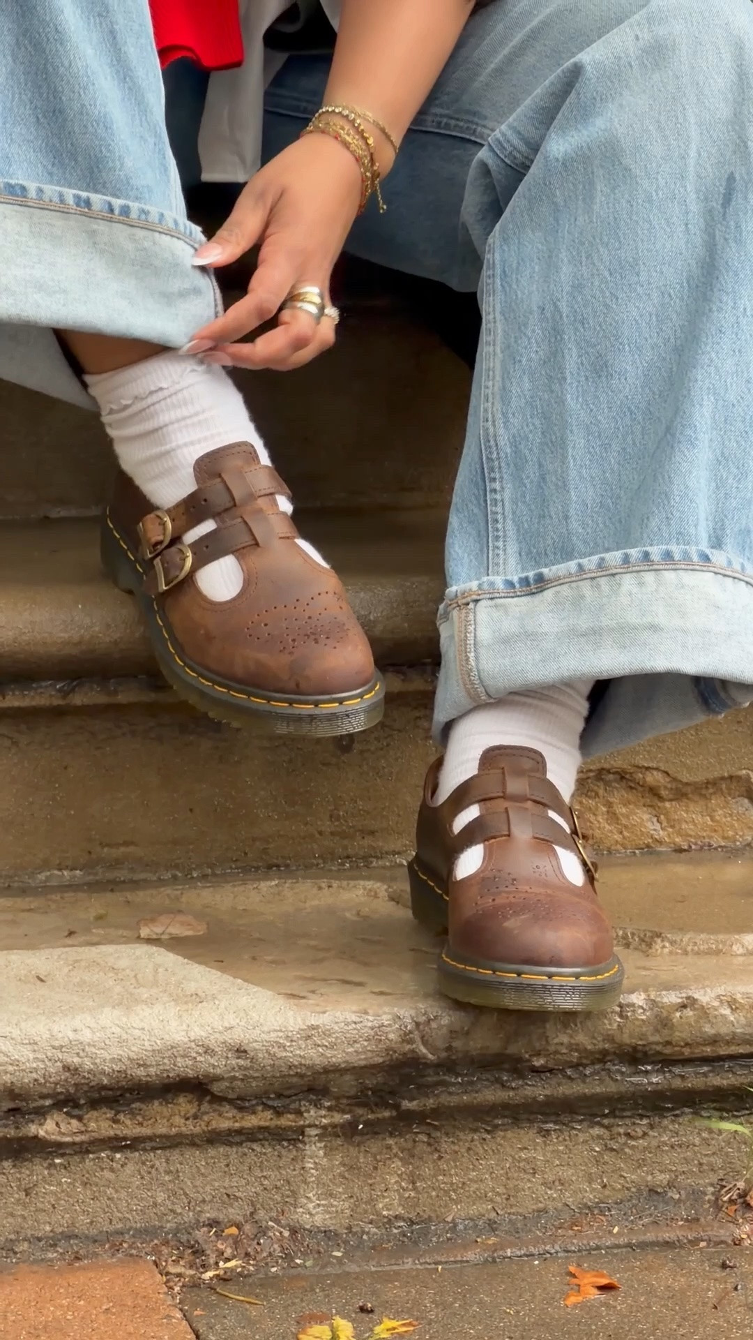 Perfect fall shoe #zappos #drmartens #maryjanes