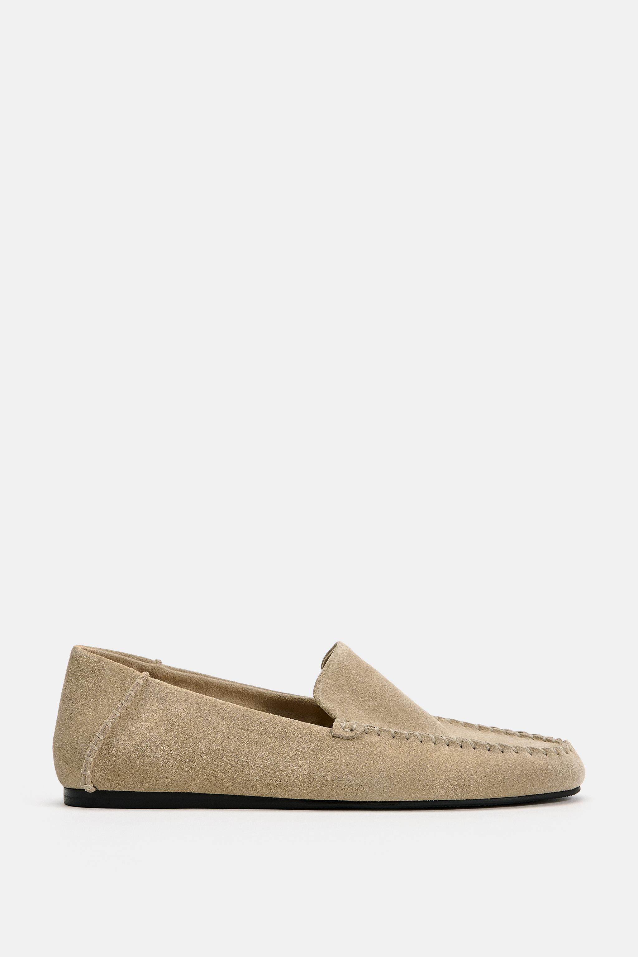 SOFT SUEDE LOAFERS | Zara US