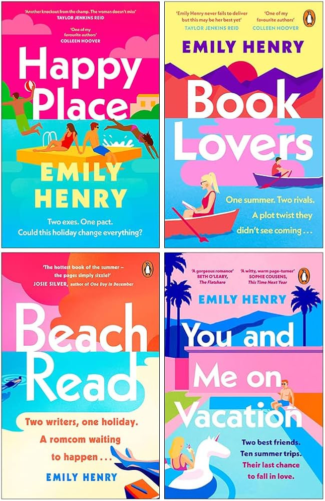 Emily Henry Collection 4 Books Set (Happy Place [Hardcover], Book Lovers, Beach Read, You and Me ... | Amazon (UK)