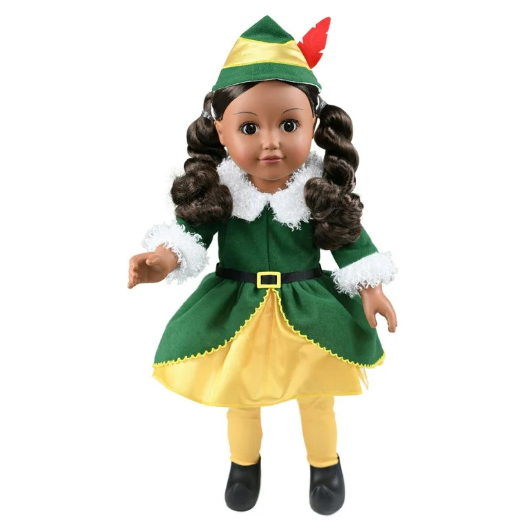 My Life As Elf Posable 18-inch Doll, Dark Brunette Hair, Dark Brown Eyes - Walmart.com | Walmart (US)