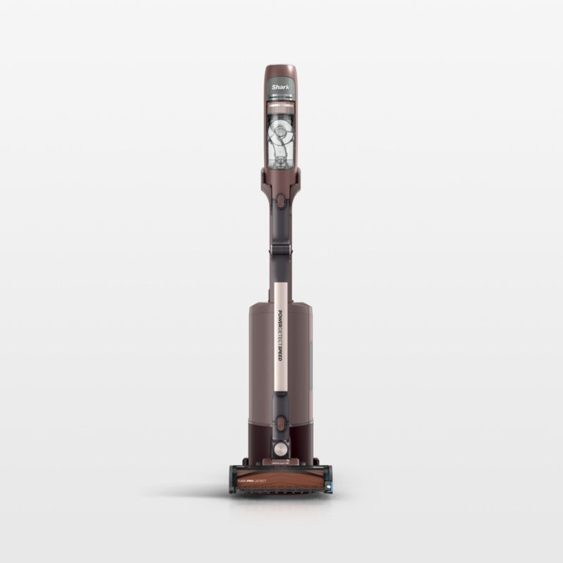 Shark ® PowerDetect Luxe Collection in Midnight Mocha with Speed Clean & Empty | Crate & Barrel