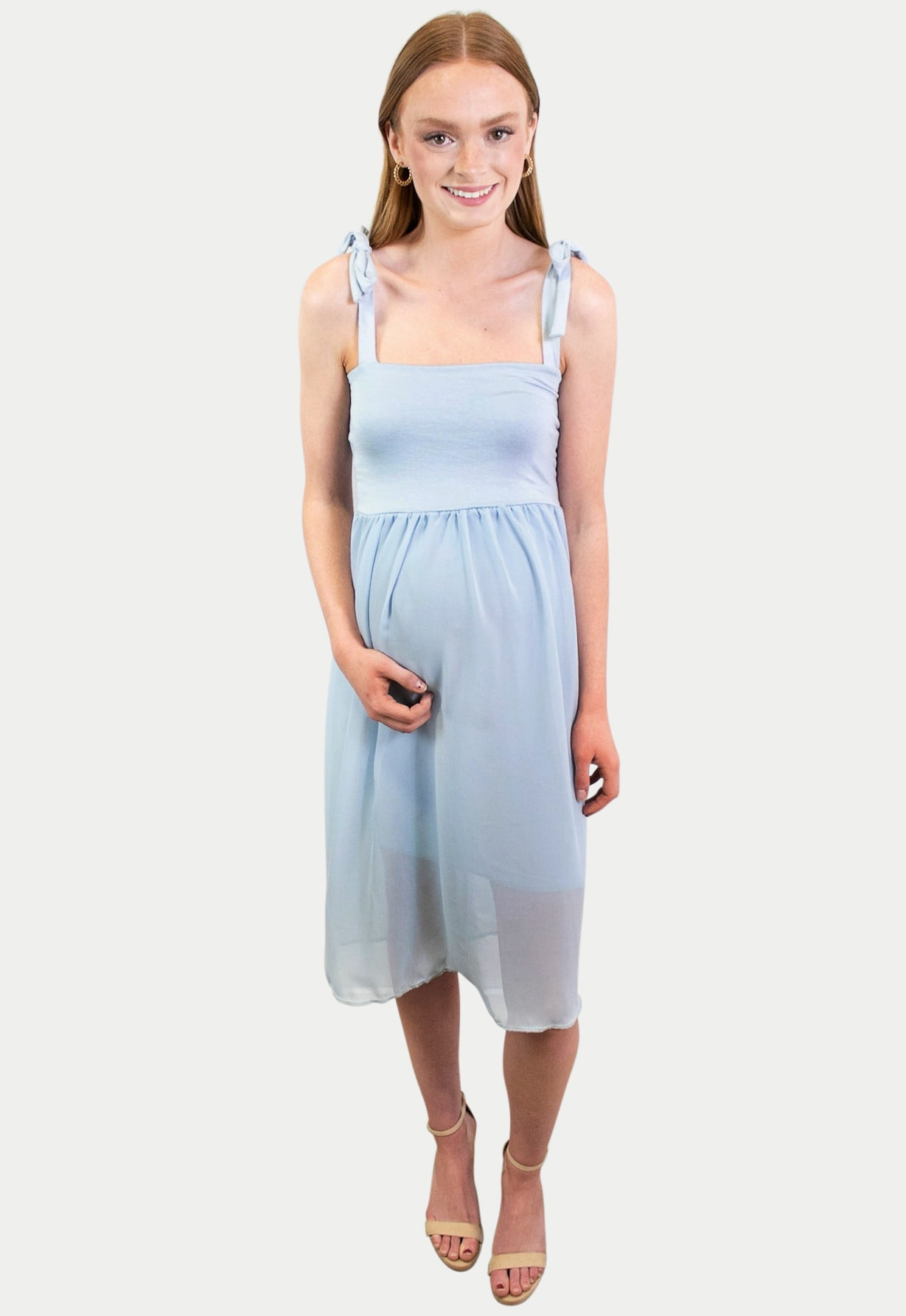 Chiffon Maternity Baby Shower Dress - Sexy Mama Maternity | Sexy Mama Maternity