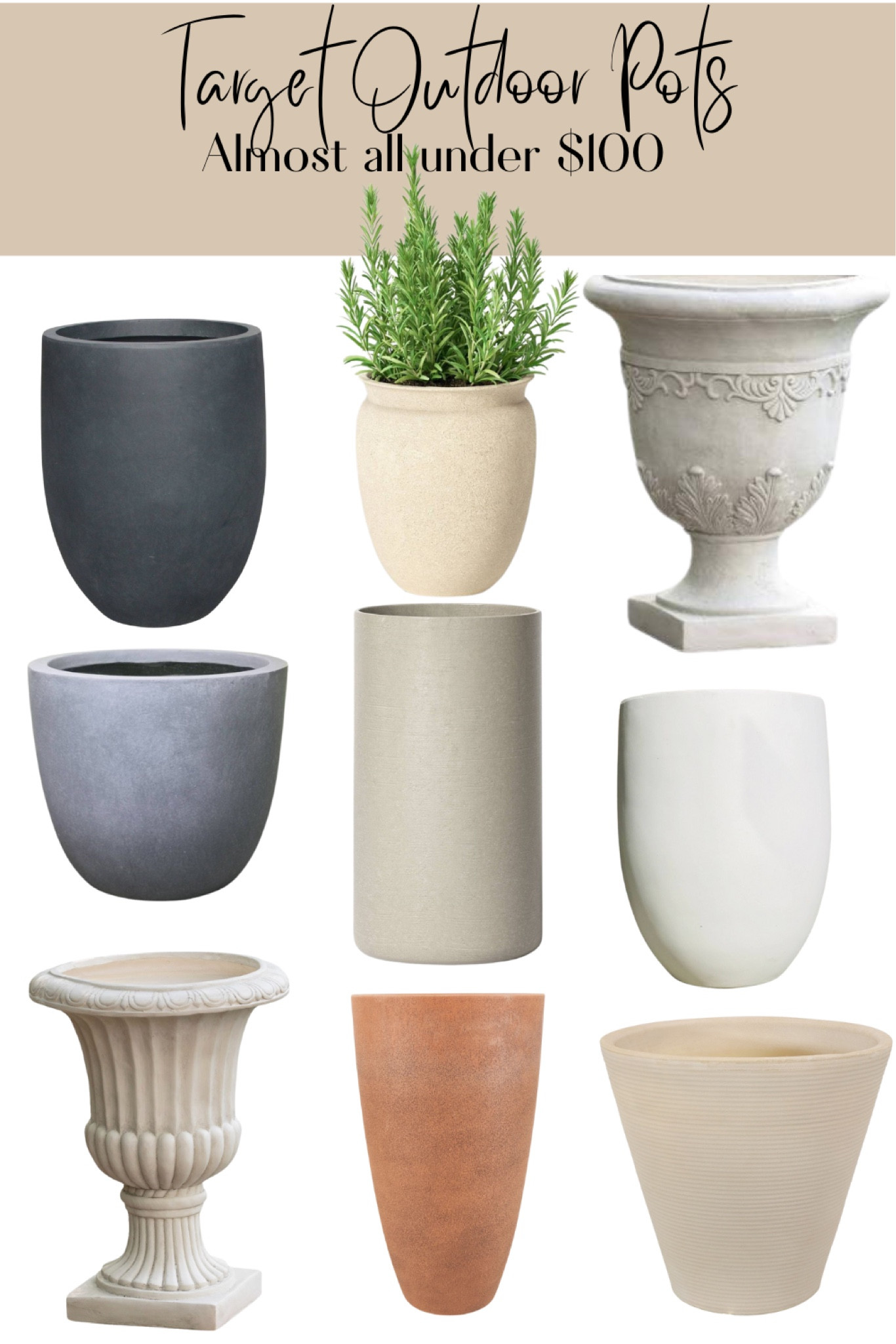 Target Spring Outdoor Pots to refresh your porch!

#LTKSeasonal #LTKhome #LTKSpringSale