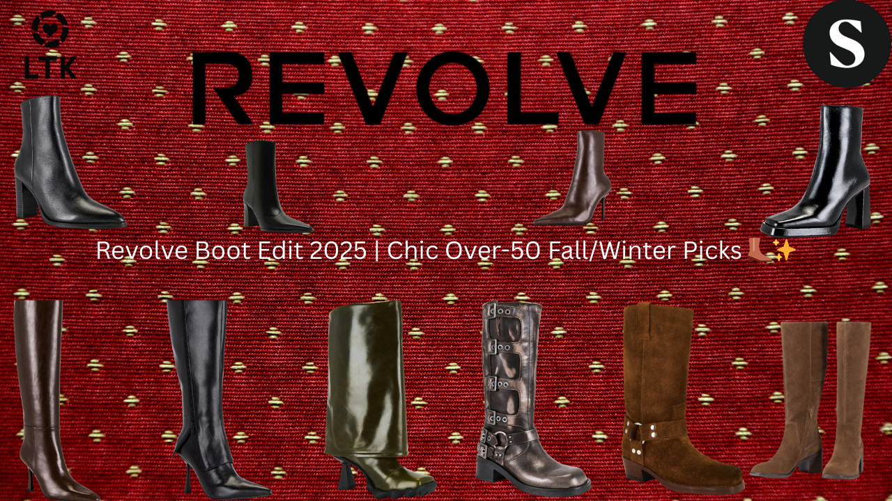 Revolve Boot Edit 2025 | Chic Over-50 Fall/Winter Picks 👢✨

Shop the full Revolve Boot Edit on my ShopMy + LTK! ✨ I linked every pair for easy shopping, tall-girl friendly fits, heel heights, and price points.



 👉 ShopMy: 



 👉 LTK: 



* Rocky Boot – Steve Madden: Rugged-chic combat style, wearable with denim or sweater dresses.
* Folded Range Boot – Dirt: Soft, slouchy fold detail for that effortless luxe look.
* Roxy Boot – Paris Texas: Statement silhouette, bold toe + heel combo, editorial energy.
* Samara Heeled Bootie – Maximal-L2: Sleek pointed toe, versatile height, elevated everyday bootie.
* Raffaela Boot – Jeffrey Campbell: Signature structured shape, perfect for tall-girl fashion moments.
* Eden Overlay Boot – Schutz: Overlay design gives a high-fashion layered look.
* Sincerely Boots – RAYE: Chic minimal boot with a modern fit.
* Daring Boots – Jeffrey Campbell: High-drama shape with attitude — perfect for statement days.


#RevolveFinds #RevolveBoots #BootHaul2025 #FallFashionOver50 #Over50AndChic #BootSeason #JeffreyCampbell #ParisTexasBoots #SchutzShoes #FallOOTD #WinterStyle2025 #RevolvePartner #ShopWithMe #FashionShorts #LTKFinds #ShopMyStyle


revolve boots, revolve fall boots, jeffrey campbell boots, paris texas boots, schutz boots women, over 50 style boots, fall fashion 2025 boots, tall girl boots, wide calf friendly boots, fall outfit ideas, chic winter boots, fashion haul boots, boot trend 2025, revolve shoe haul, jeffrey campbell revolve 

 #LTKGiftGuide #LTKHoliday #LTKSeasonal