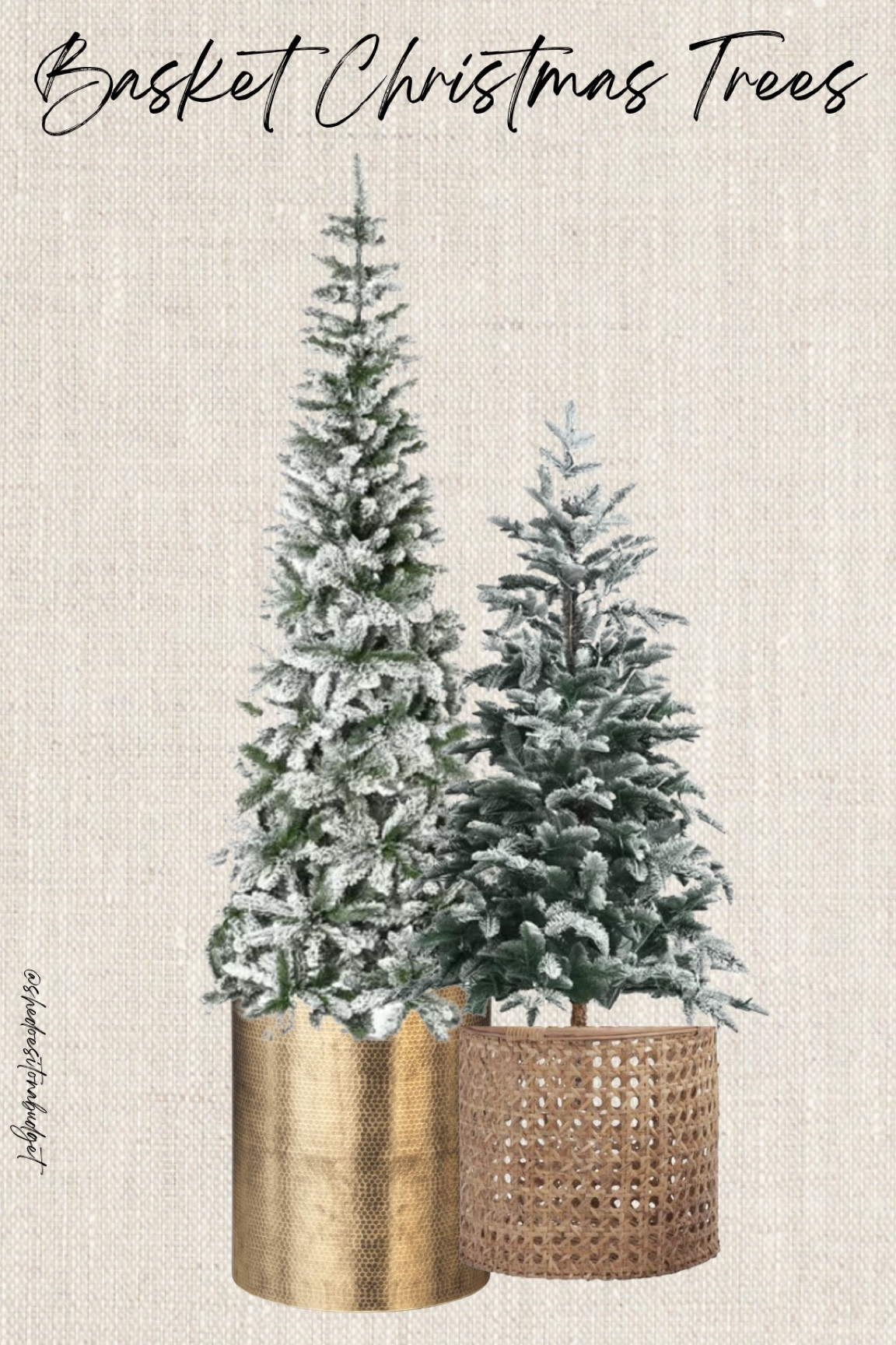 A brass basket that is also a table that can be used the rest of the year! 💡

#LTKHoliday #LTKhome #LTKSeasonal