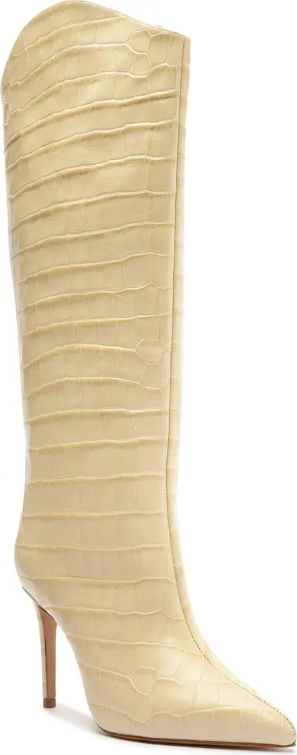 Schutz Maryana Pointed Toe Knee High Boot (Women) | Nordstrom | Nordstrom