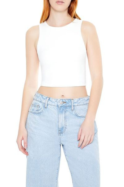 Sculpt Shape Cropped Tank Top | Forever 21