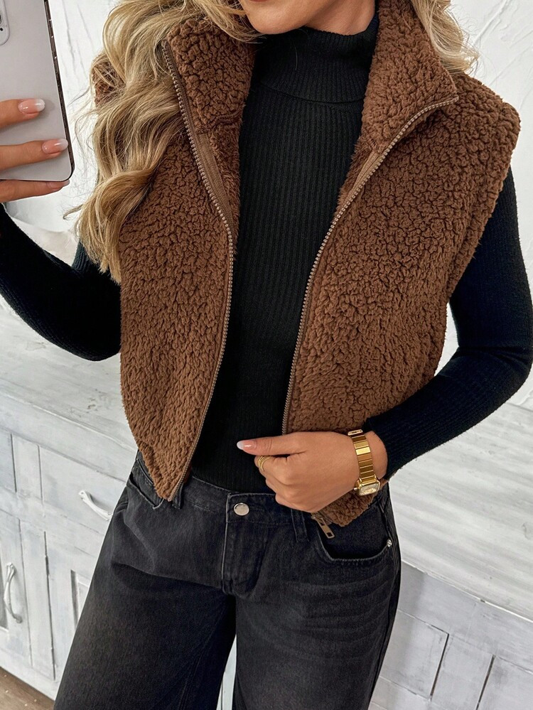 Easowa Women's Casual Solid Color Sleeveless Vest, Basic Everyday Outerwear Sherpa Vest Brown Sweater Vest Fall Vest Women Vest Teddy Vest Fall For Women Casual Airport For Women Fall For Women Autumn Fall For Women Autumn For Women Autumn For Women Women's Winter Winter Going Out Tops For Women Going Out Tops For Going Out Going Out Top Winter Winter For Women Women's Winter Sweater Women's Winter New Year New Year Women's Casual For Women Going Out Tops For Women Going Out Winter For Women Autumn For Women Going Out Chic Women's Christmas Women's Christmas Christmas For Women Christmas For Women Winter Coat Women's Winter Going Out Tops Going Out Tops For Women Going Out Country Style For Women Female Country Look Country For Women Fall For Women Autumn Fall | SHEIN