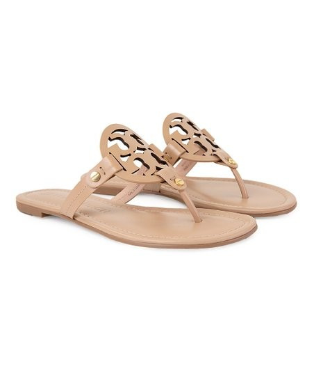 Tory Burch Light Makeup Miller Leather Sandal - Women | Best Price and Reviews | Zulily | Zulily