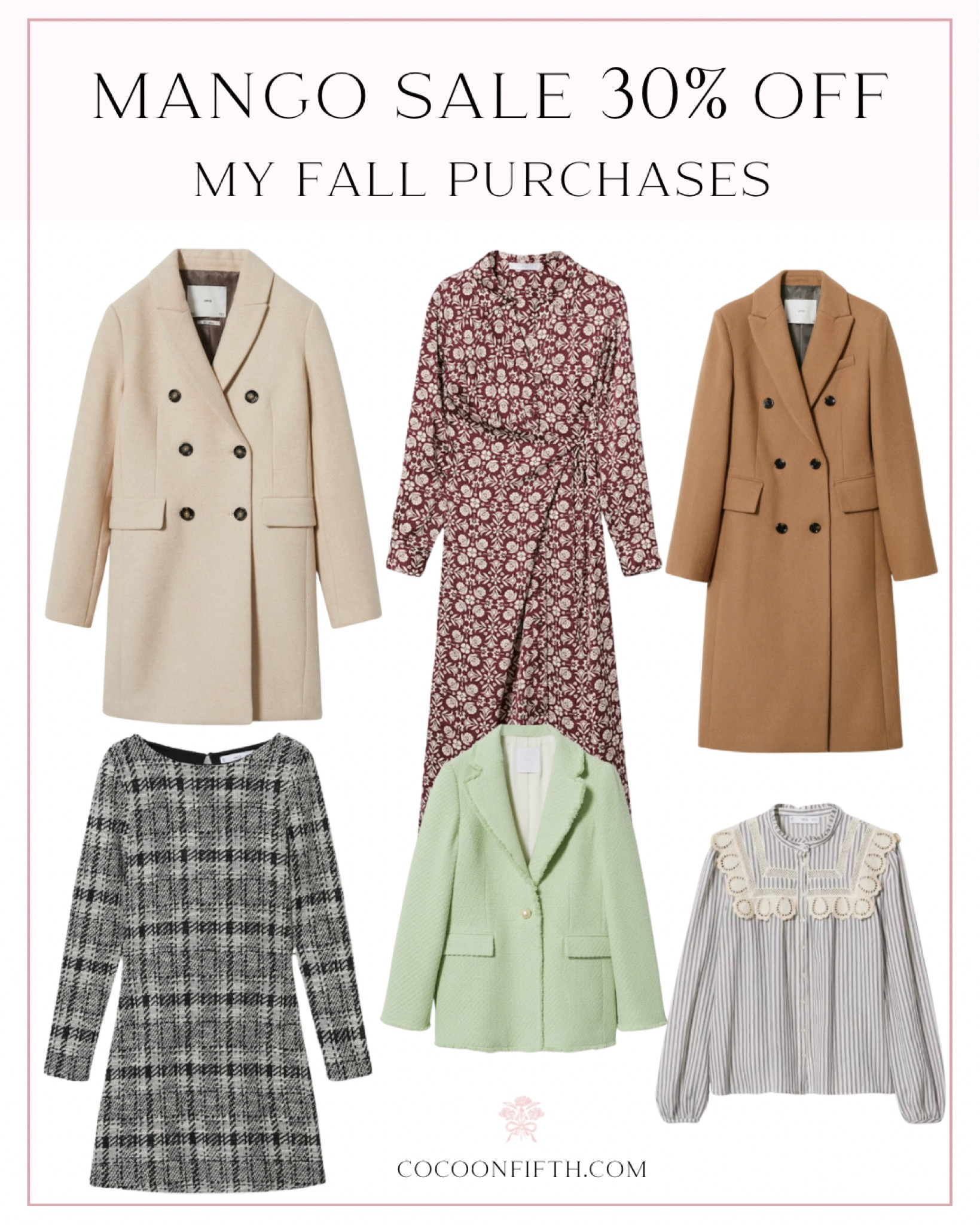Just bought a bunch of fall staples from mango. Fall coats, fall tweed jackets, fall embroidered shirts, tweed dress, 30% off Labor Day sale 

#LTKSeasonal #LTKunder50 #LTKstyletip
