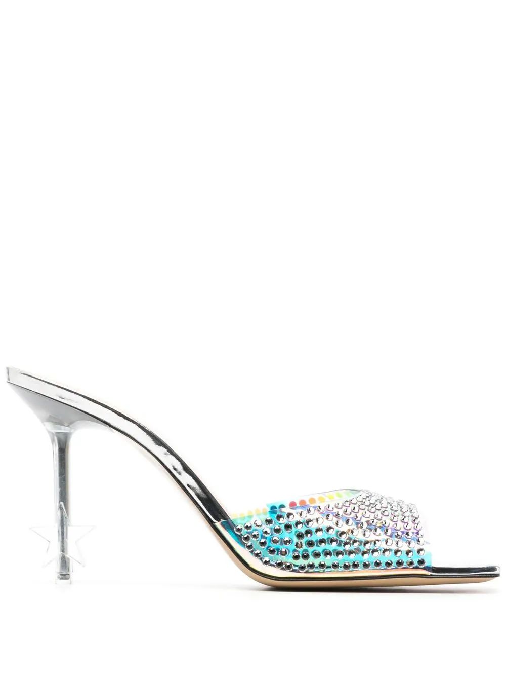 crystal-embellished star-heel sandals | Farfetch Global