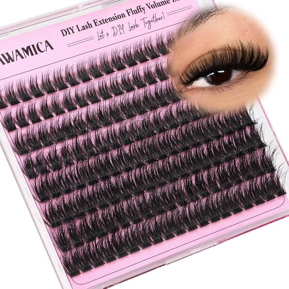 Yawamica Fluffy Lash Clusters 100D Volume Eyelash Clusters Portable Version | Amazon (US)