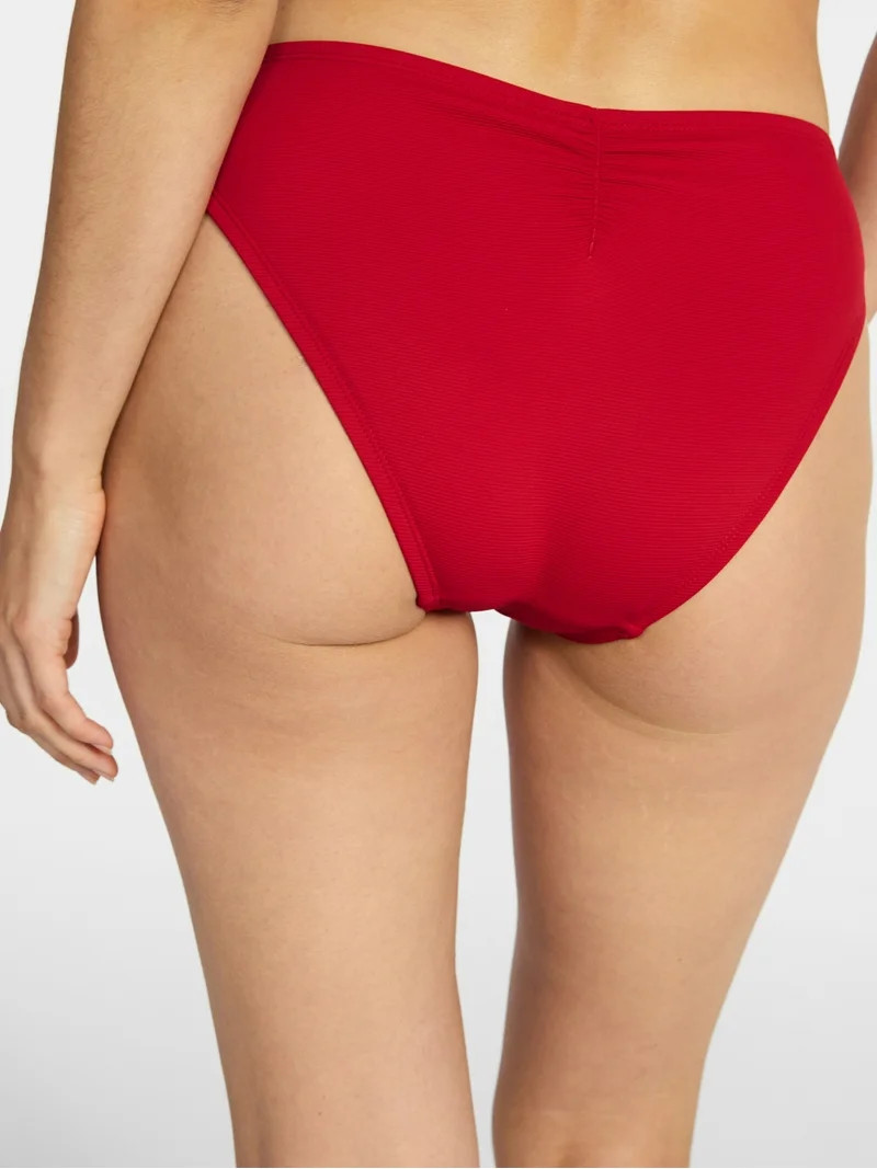 Time and Tru Women's and Women's Plus Size Ribbed Low Rise Bikini Bottoms, Sizes XS-3X | Walmart (US)