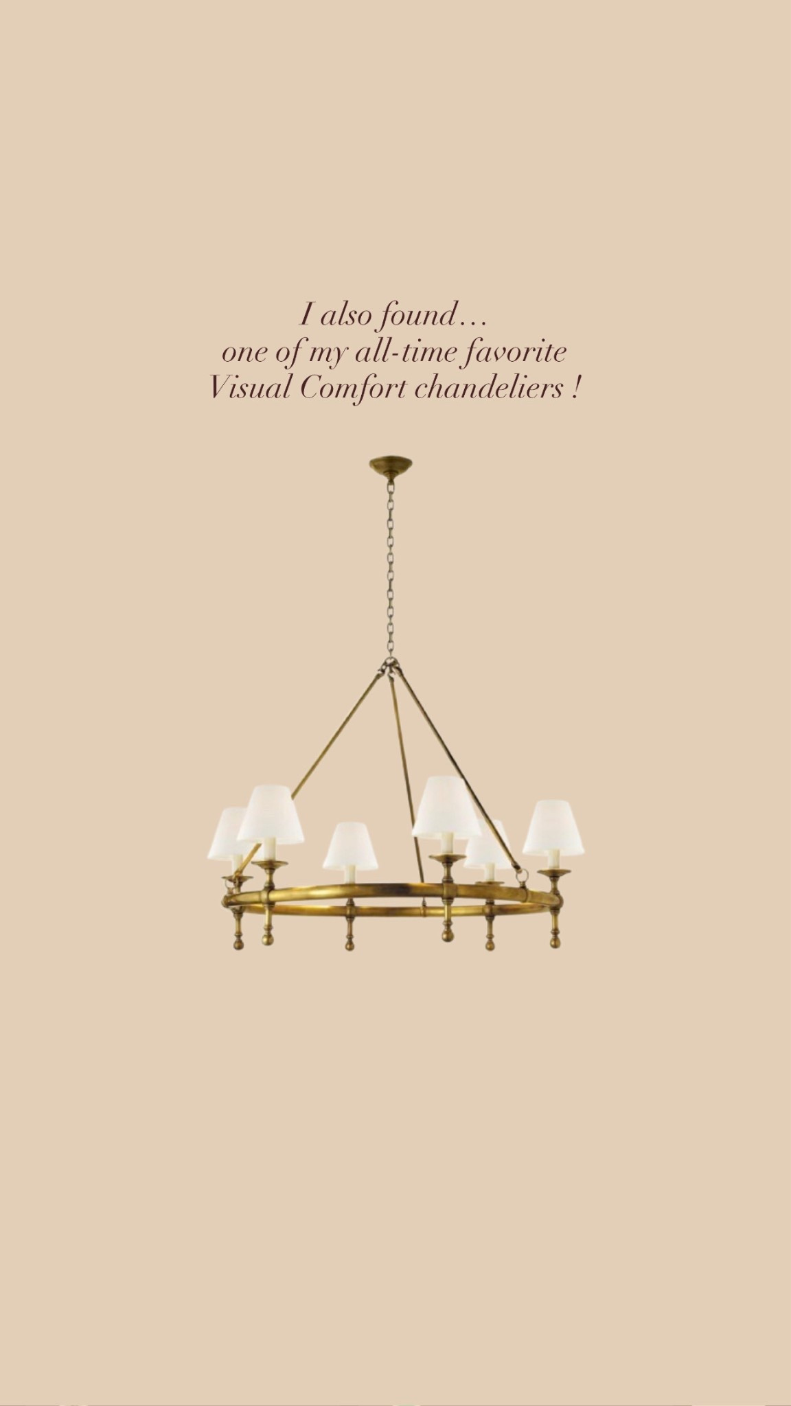 An all time favorite hand rubbed brass chandelier on Marshall’s for $1000 LESS than retail price! RUN!

Visual Comfort lighting, library chandelier, designer lighting

#LTKHome