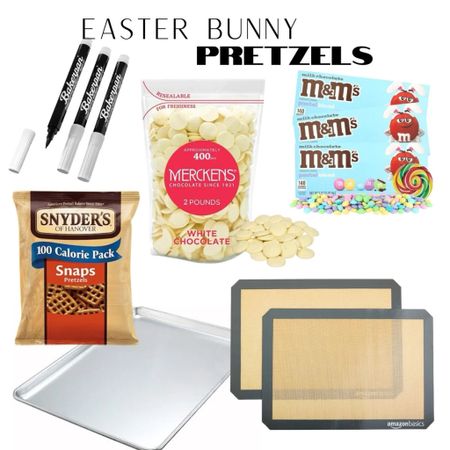 Create your own Easter bunny pretzels, Easter treat 

Brooke start at home 

#LTKkids #LTKSeasonal #LTKhome