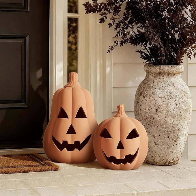 I’m fully in spooky-season decorating mode and Amazon is making it impossible not to keep adding things to my cart. 😂🎃 From adorable porch ghosts and classic pumpkins to creepy skeletons, glowing jack-o’-lanterns, oversized spiders, black bats and witch decor, there are so many easy pieces for creating that layered Halloween porch look. Mix different heights, textures and lighting to make everything feel fuller and more intentional.

#AmazonHalloween #AmazonHalloweenDecor #SpookySeason #HalloweenPorch #HalloweenFrontPorch #HalloweenDecorInspo #GhostPorchDecor #PumpkinDecor #SkeletonDecor #HalloweenSpider #BatDecor #WitchDecor #JackOLantern #FallPorchDecor #AmazonHome #HalloweenOutdoorDecor 

 #LTKSeasonal #LTKHome #LTKSaleAlert