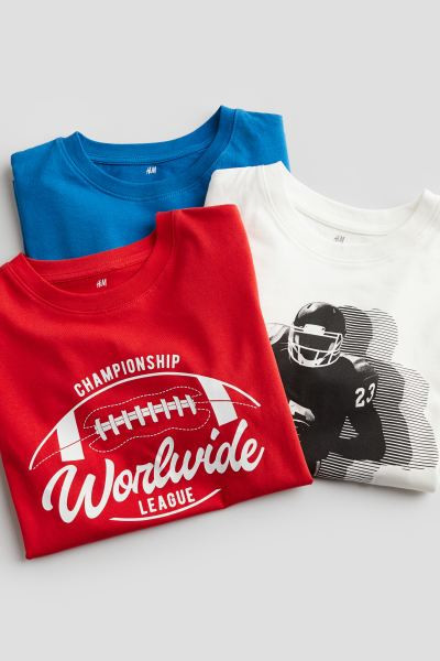 3-pack Cotton T-shirts | H&M (US + CA)
