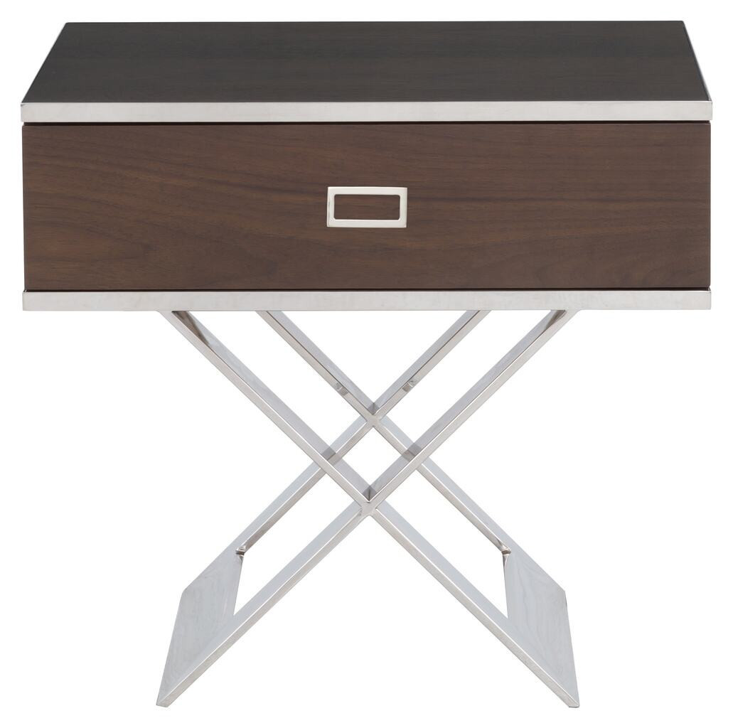 Libby Langdon Carlson End Table In Smoked Stone | 1stopbedrooms