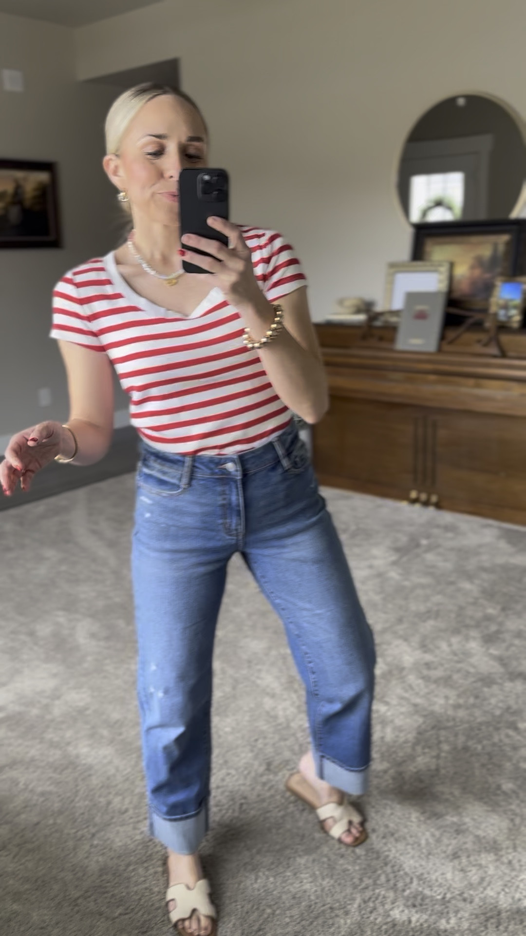 WALMART jeans that are actually really really nice. True to size in everything! 

#LTKFindsUnder50 #LTKMostLoved #LTKWatchNow