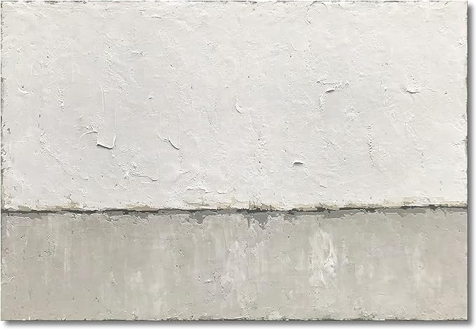 NANKAI Large Abstract Painting Hand Painted Grey White Minimalist Painting on Canvas Modern Abstr... | Amazon (US)