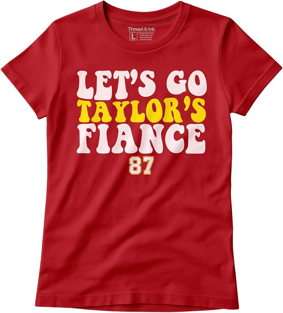 Lets Go Taylors Fiance, Kansas Shirt Kansas Taylor Swiftie Shirt, Kansas Football Shirts Womens | Amazon (US)