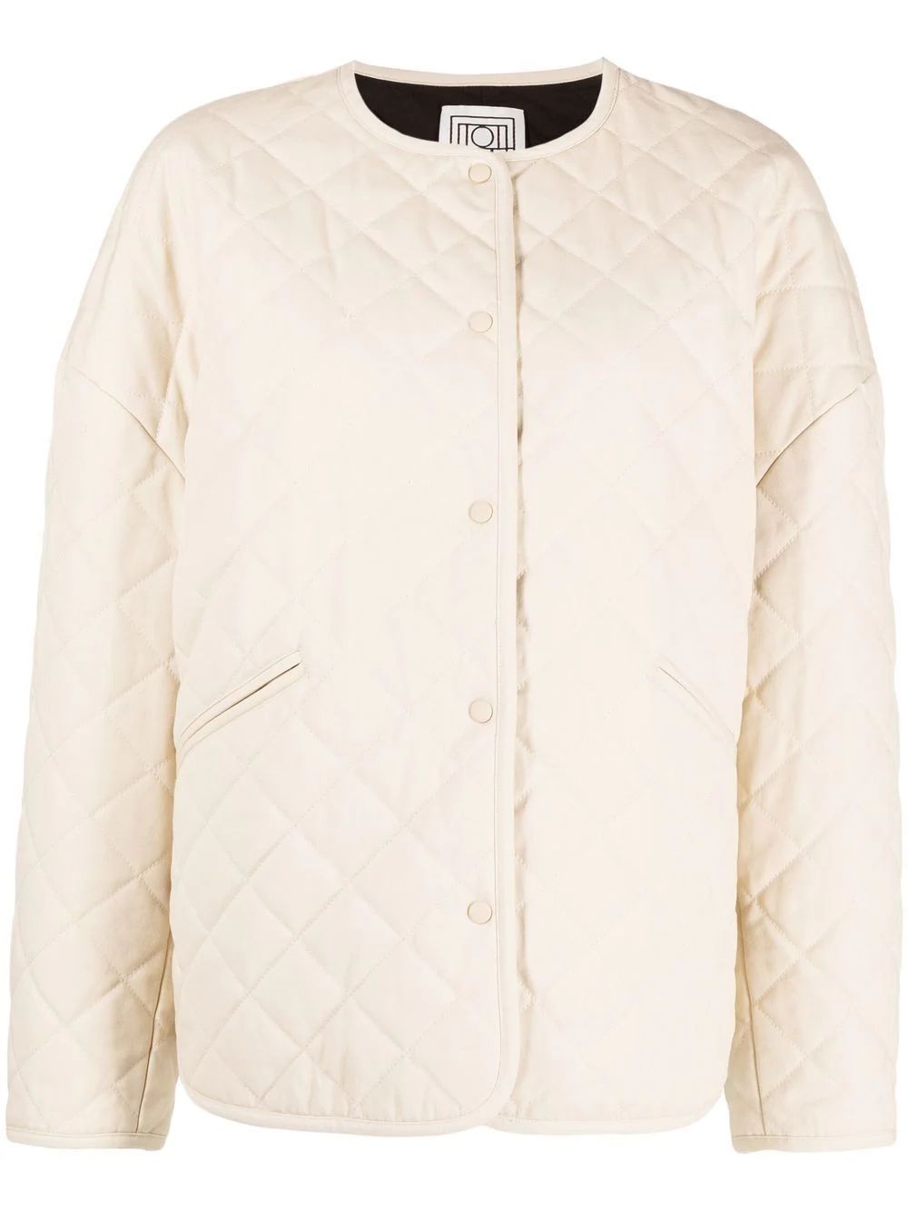 TOTEME Quilted Cotton Jacket - Farfetch | Farfetch Global