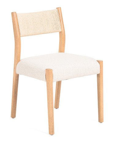 17.5x31.5 Woven Back Dining Chair | TJ Maxx