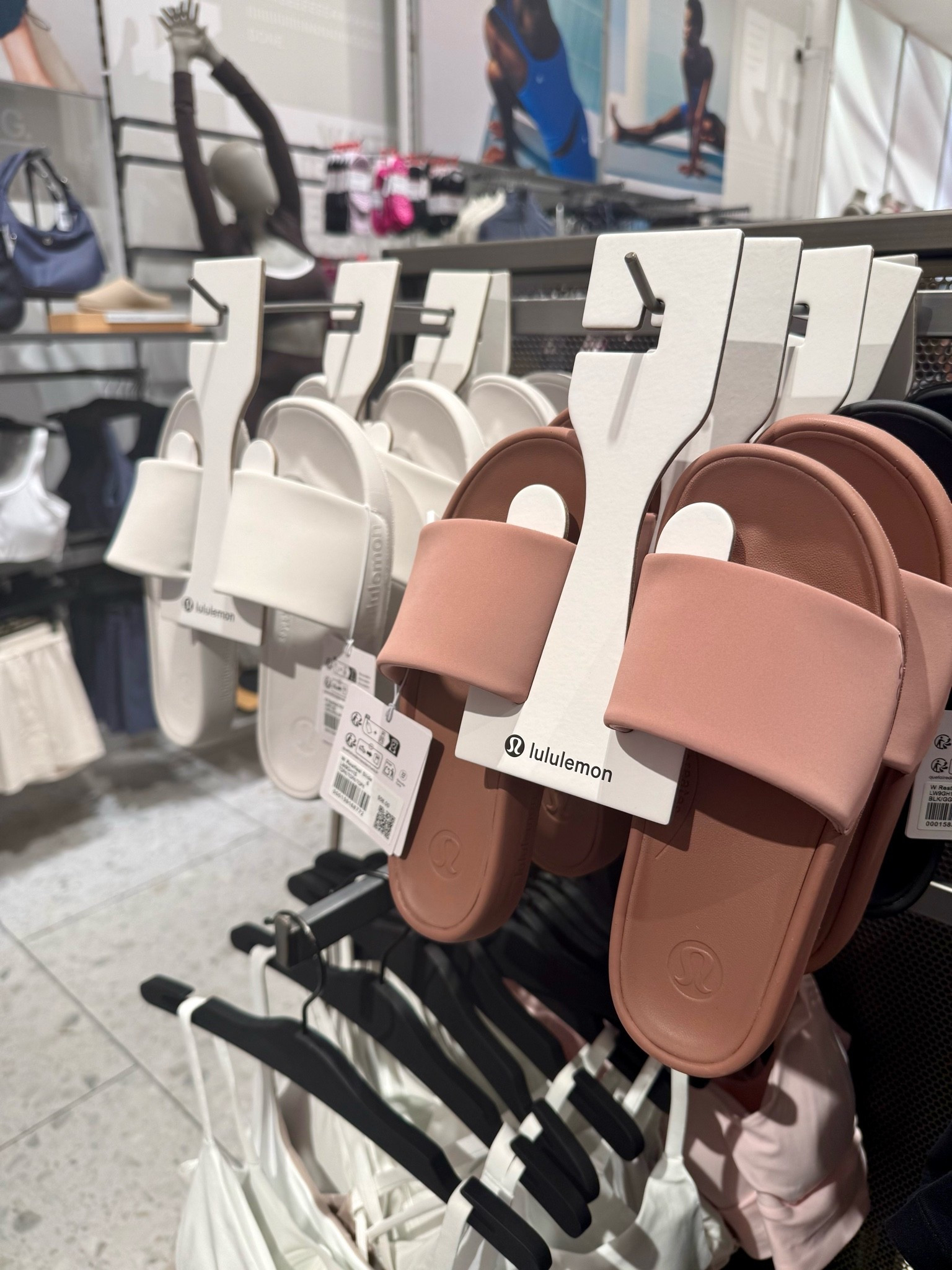 Lululemon Restfeel Slide 😍 rated best gift 

Athleisure gift idea slides neutral casual everyday comfy travel airport