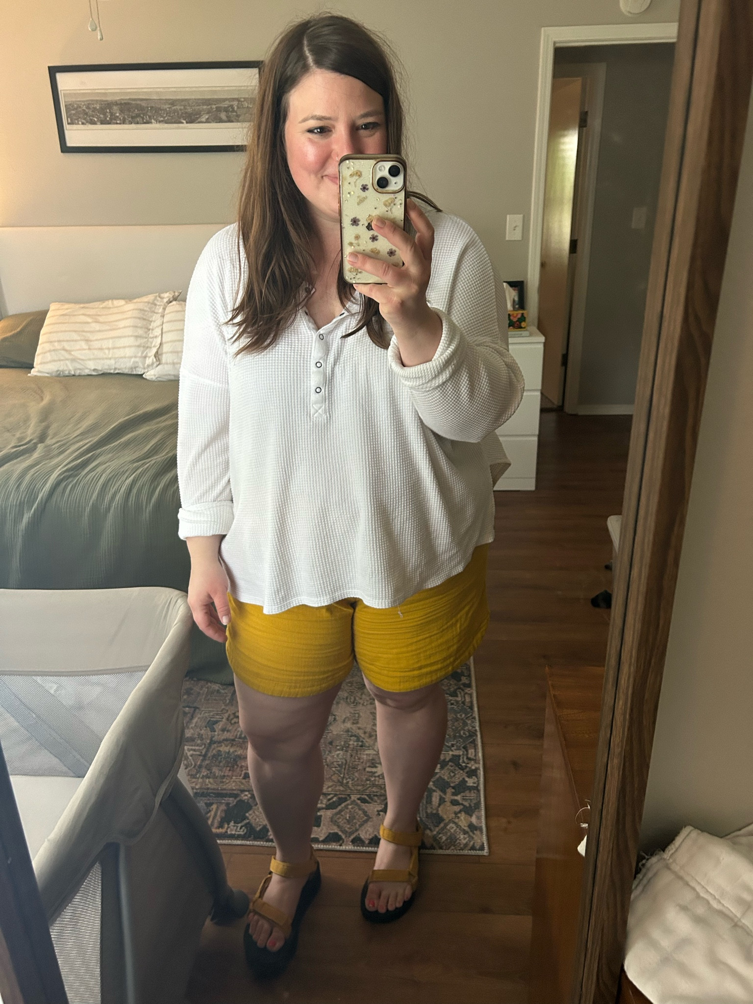 casual + comfy! large in the top and xl in shorts.

#LTKmidsize #LTKplussize