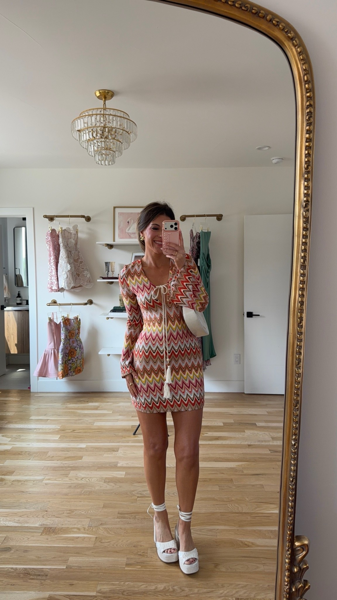 knit mini dress in red, orange, and gold with a tie-front V-neck and long sleeves cupshe vacation and resortwear under $45 for every destination 🌴

Cupshe code: chic

I’m 5’4” and wearing my usual smalls in all!

dresses, resortwear, resort outfits, vacation outfits, vacation dresses, beach vacation outfits, summer vacation outfits, tropical vacation outfits, vacation outfit ideas, summer dresses, casual summer outfits, summer outfit ideas, everyday summer outfits, summer fashion finds, fall dresses, travel, trip

#LTKSeasonal #LTKTravel #LTKootd