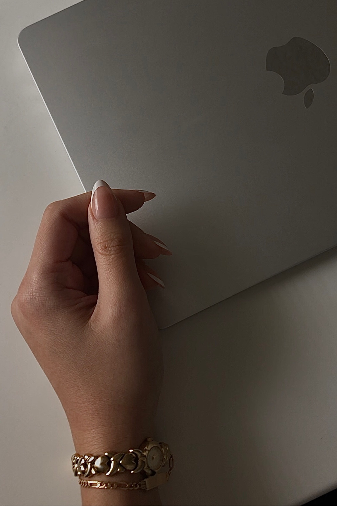 French tip elegant almond shape nails 

#LTKbeauty #LTKfindsunder50 #LTKstyletip