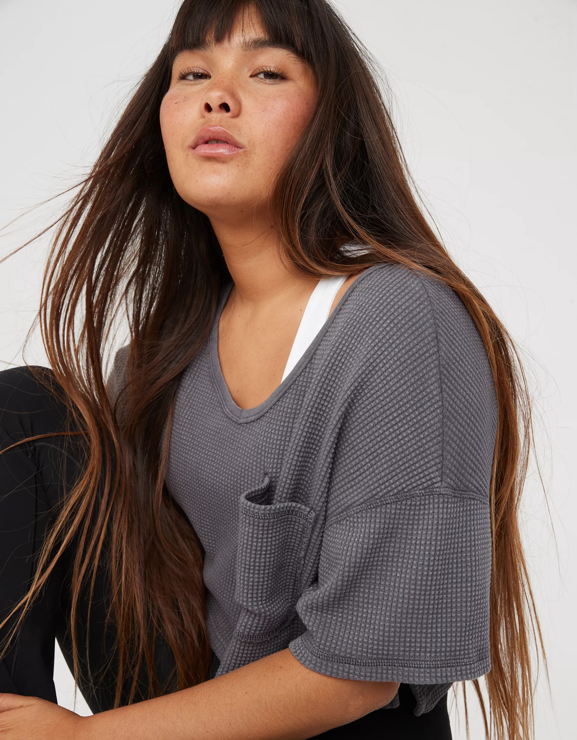 OFFLINE By Aerie Wow! Waffle Voop T-Shirt | Aerie