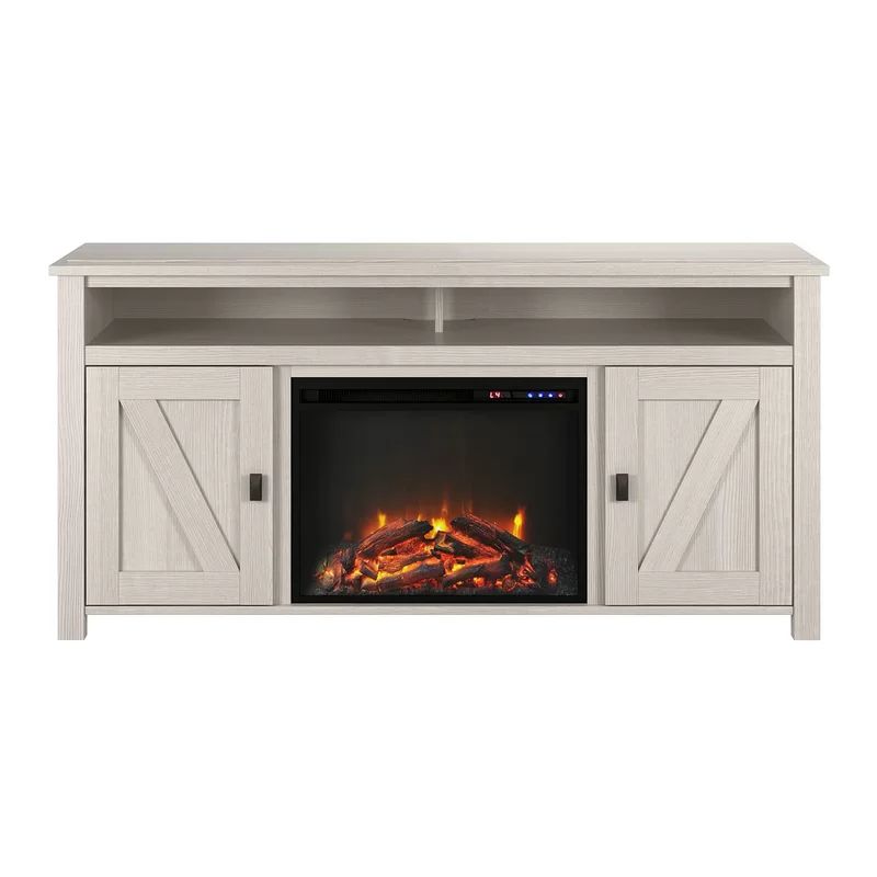 Whittier TV Stand for TVs up to 60" with Fireplace Included | Wayfair North America