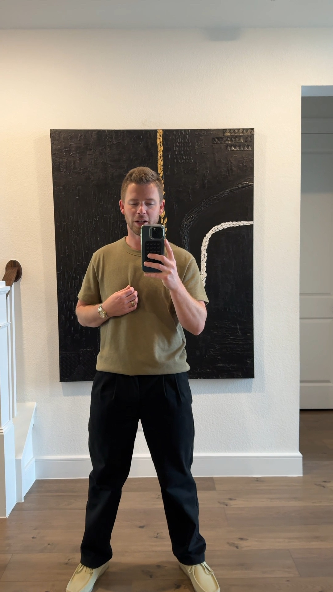 Solid staples that make looking nice easy

Medium tee - true to size
30/30 pant - true to size 

#LTKootd #LTKMens #LTKWorkwear