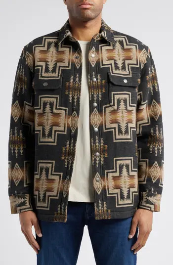 Pendleton Bay City Fleece Lined Shirt Jacket | Nordstrom | Nordstrom