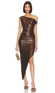 Drop Shoulder Side Drape Gown
                    
                    Norma Kamali | Revolve Clothing (Global)