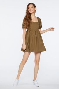 Puff-Sleeve Mini Dress | Forever 21 | Forever 21 (US)