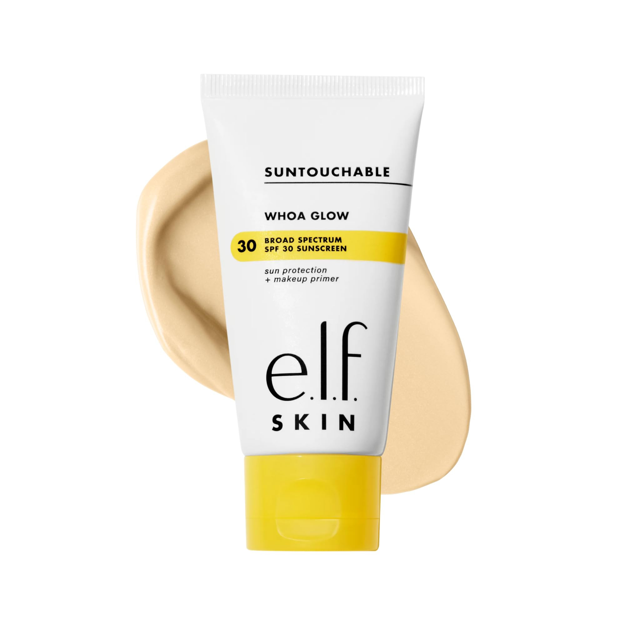e.l.f. SKIN Suntouchable Whoa Glow SPF 30, Sunscreen & Makeup Primer For A Glowy Finish, Made Wit... | Amazon (US)