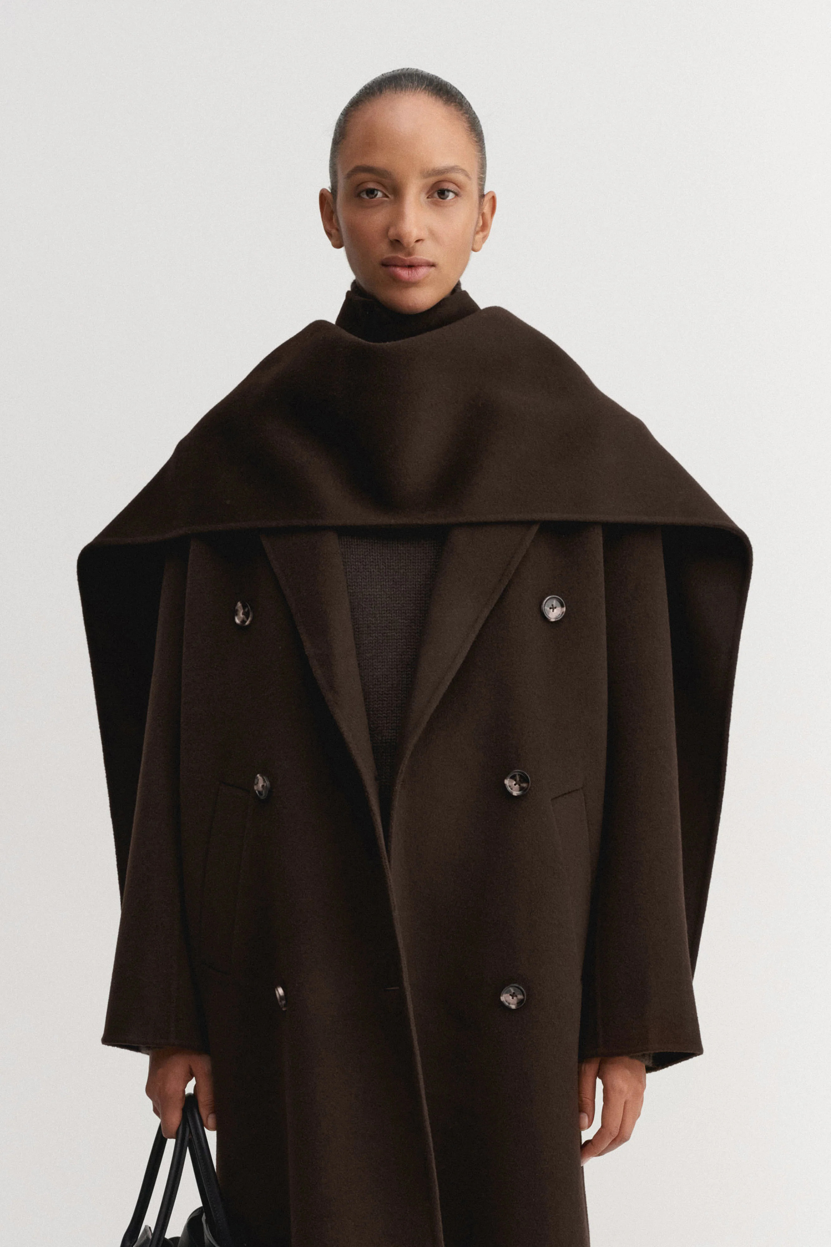 Micha Doublé Scarf, chocolate | Almada Label