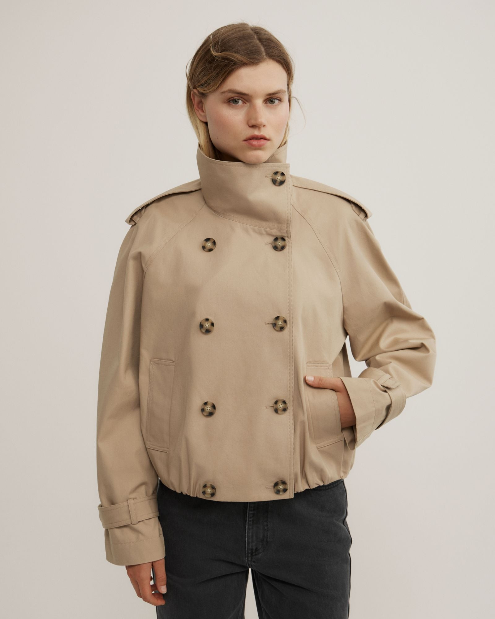 Funnel Neck Trench Coat | Witchery (AU)
