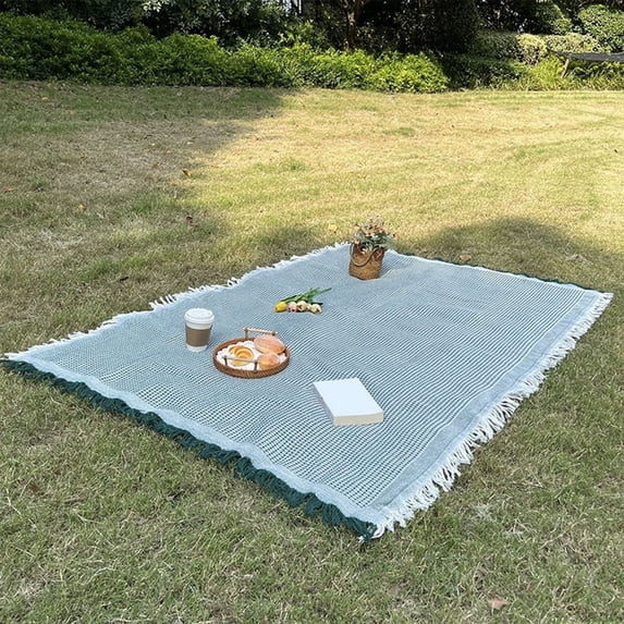 XiYing Foldable Picnic Blanket Outdoor Camping Mat 59.06X35.43 Inch Knitted Blanket for Beach Gra... | Walmart (US)