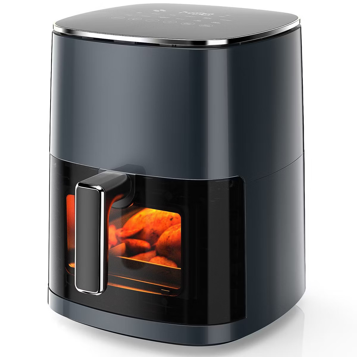 JIONJOY Compact & Large 6 Qt Air Fryer with Window Square , Roast, Reheat, Bake, Steam | Target