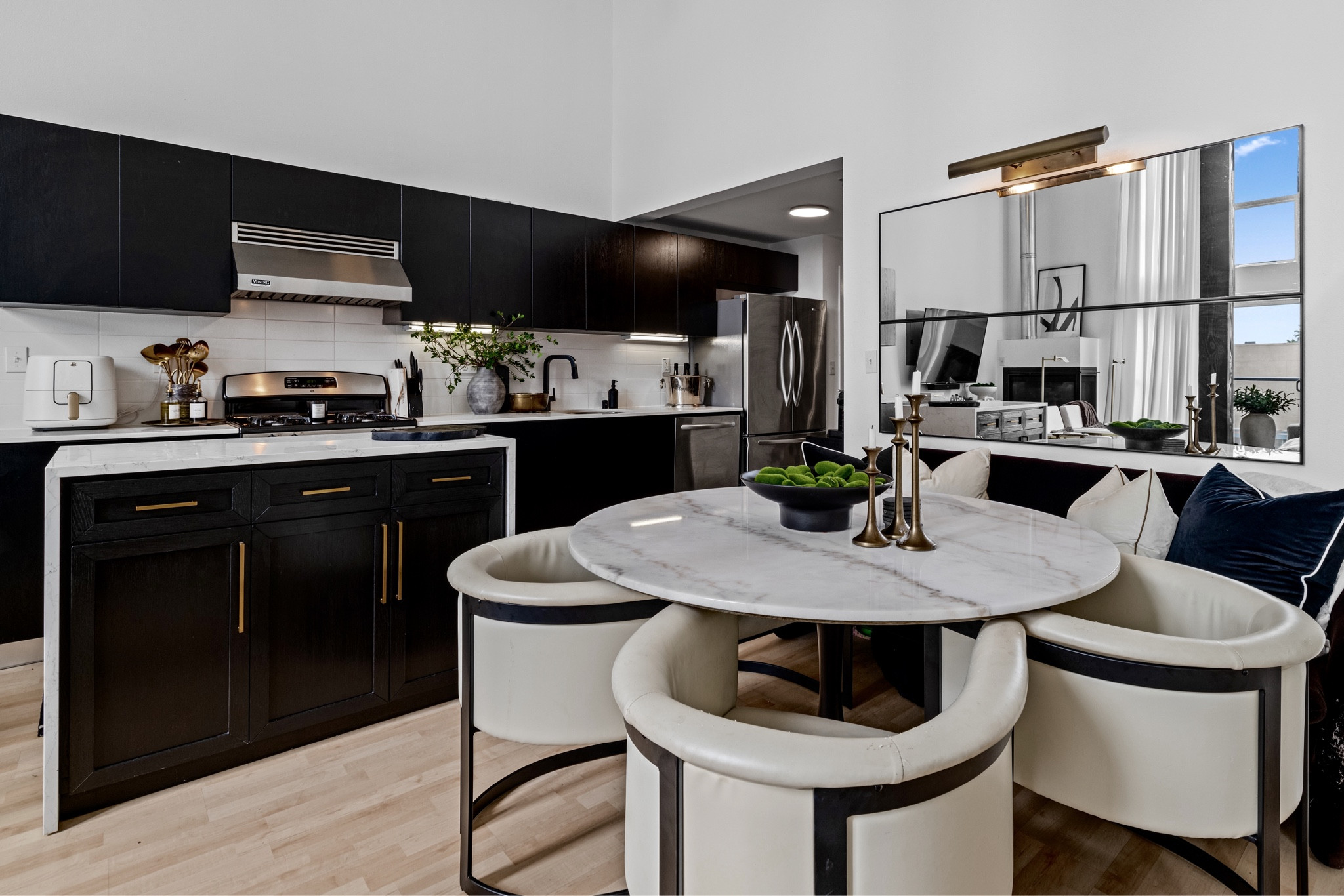 Loft Dining/Kitchen 🤍

#LTKsalealert #LTKhome #LTKstyletip