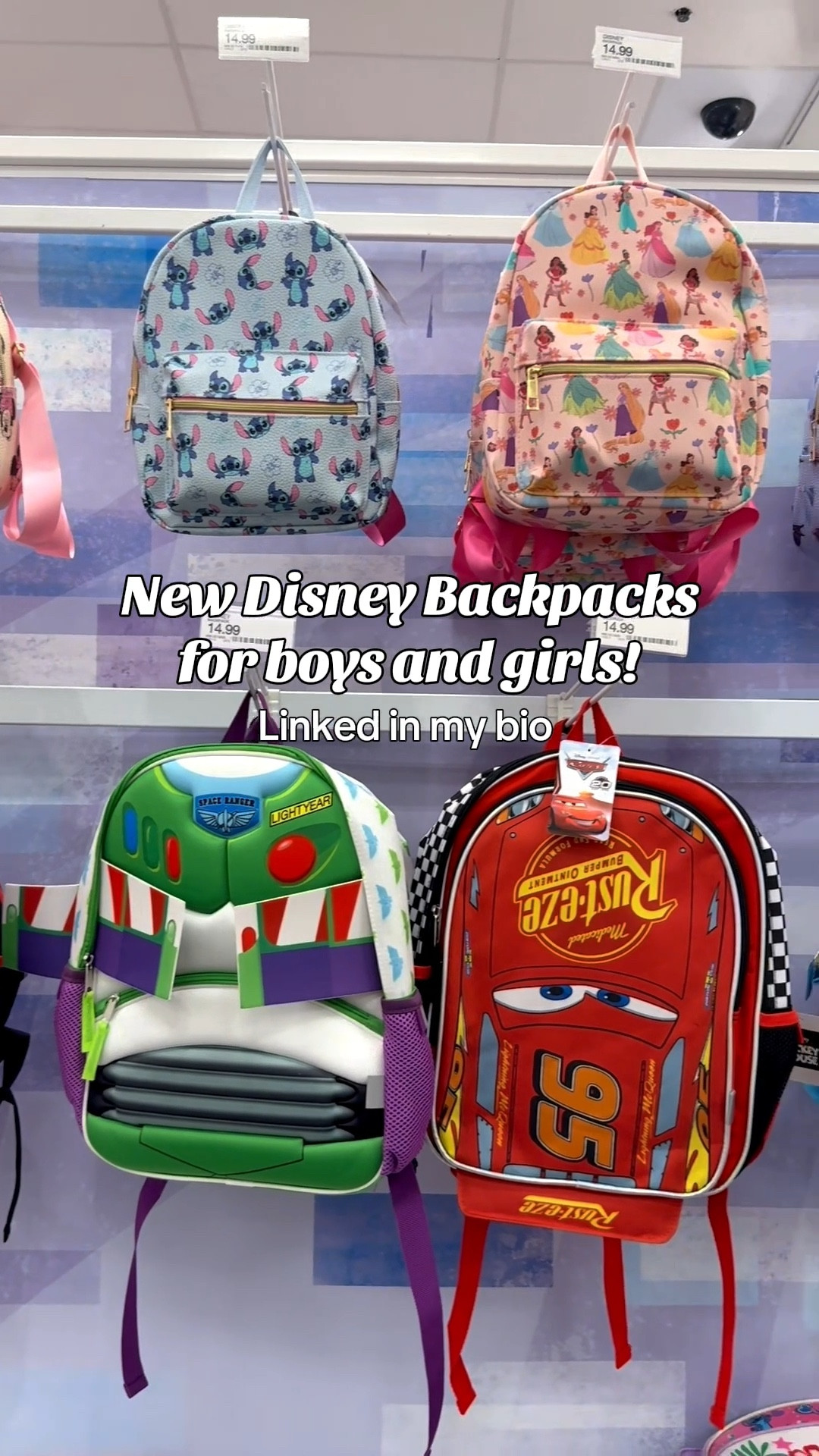 Disney backpacks for boys and girls! 

#LTKmomlife #LTKBaby #LTKKids