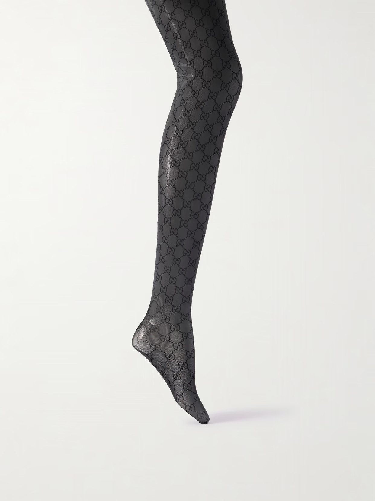 Gucci - Printed Tights - Black | NET-A-PORTER (US)