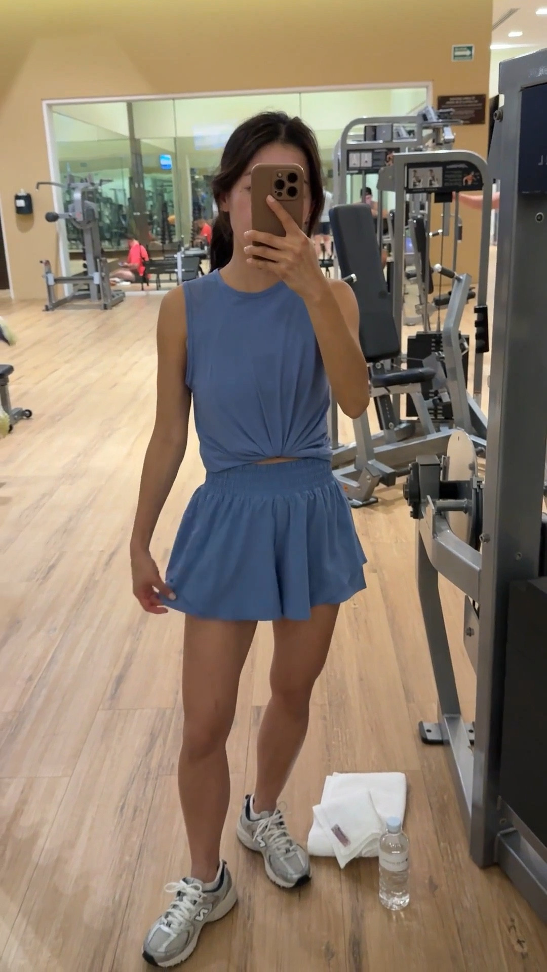 Favorite flutter workout shorts! Some colors are on sale with matching tops. 

Also be sure to grab their boxy crop tee linked below ￼

• Shake It Out running short xs, waist runs a little small so I sized up. lightweight and flowy, has a built in liner and hidden card pocket

• Sculpt tank top sz 2, i like this untied with leggings or knotted up with a hair tie with skorts and shorts 

• New Balance 530 sneakers in Big Kids sz 3.5 = women’s 5. Big Kids sz 4 = womens 5.5/6

• Bombas socks small 

Workout, athleisure, walks, petite friendly gym outfit

#LTKPetite #LTKfitnessgoals #LTKActive